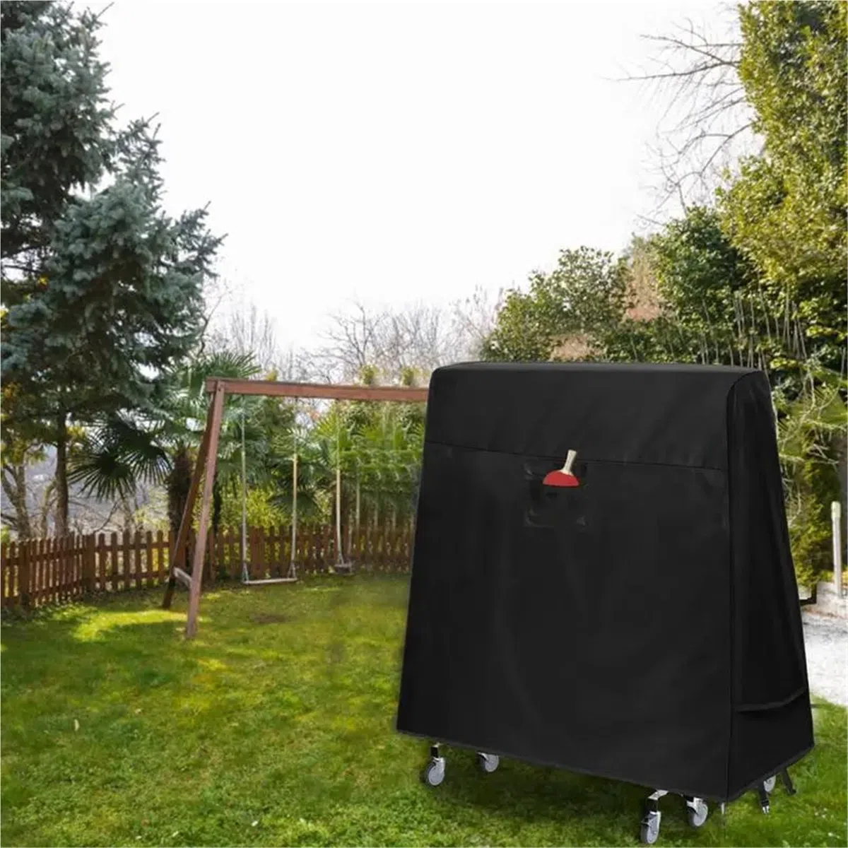 Funda for Mesa de Ping Pong 166 x 72 173 cm, Impermeable, Plegable, for Almacenamiento Tenis, a Prueba Polvo, for Exteriores e Interiores para Uso Interior y Exterior
