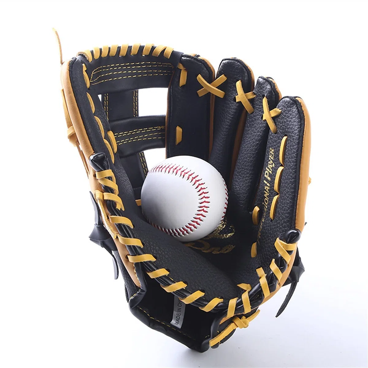 Guantes de Beisbol,Guante de Béisbol Guantes de béisbol de Cuero de Dos Capas Guantes de bateo para jóvenes Guantes de Lanzamiento de niños para niños Guantes de Softball