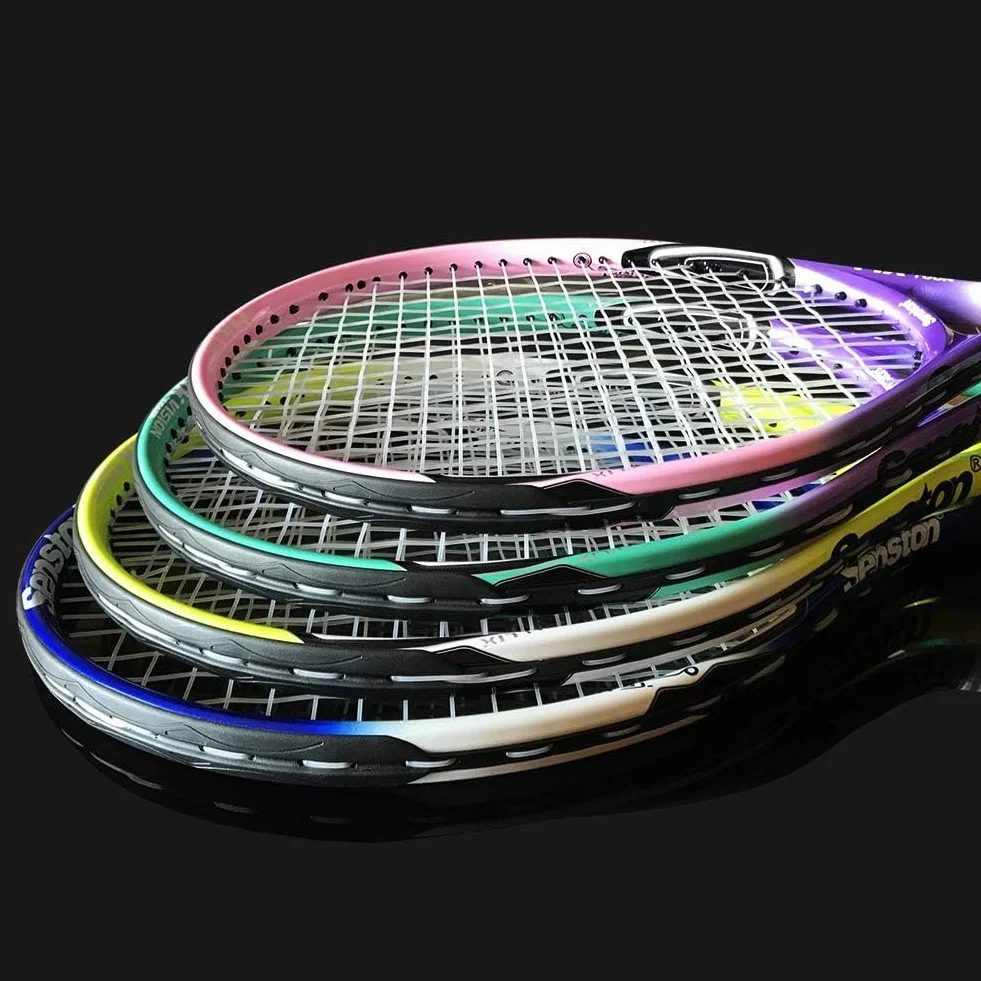 Senston Raqueta de Tenis 19/23/25,One-Piece-Desgin Raqueta Tenis, Incluido 1 Bolsa de Tenis / 1 Grip / 1 Amortiguadores