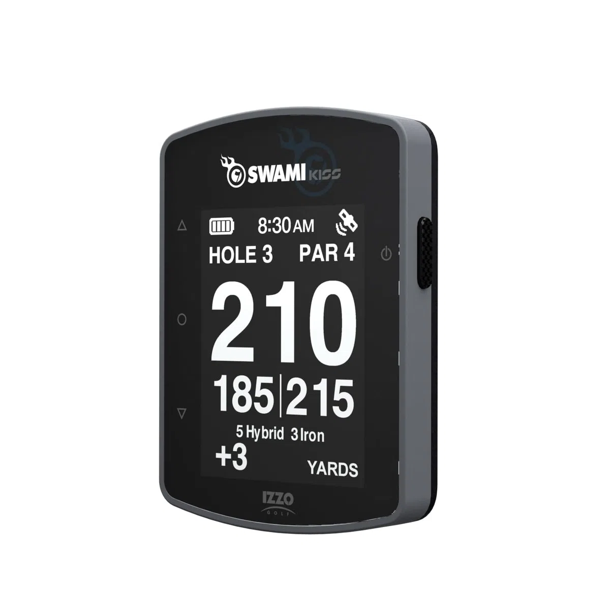 Swami Kiss 2.0 - Rastreador GPS de Golf con imanes Integrados, Color Gris