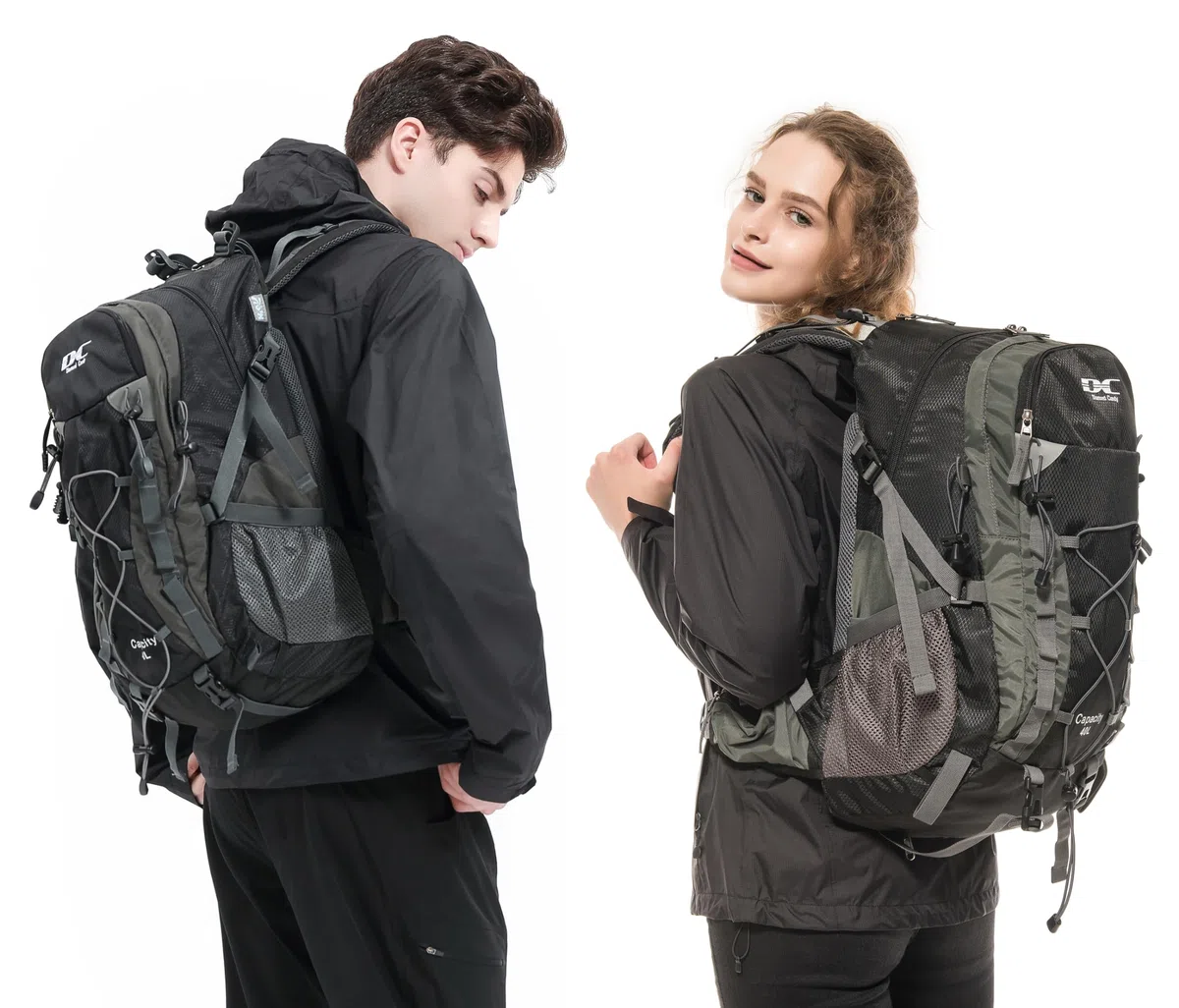 Mochila Senderismo 40 litros Mochila Viaje Mochila Hombre Mujer para Trekking Montaña Camping Mochila Impermeable con Funda impermeable