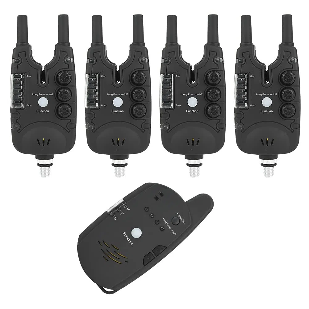 CHICIRIS Mordedura de pescado alarma electrónica de pesca Alerta LED -mordida con señal sensible ABS Material para barra de pescado accesorio