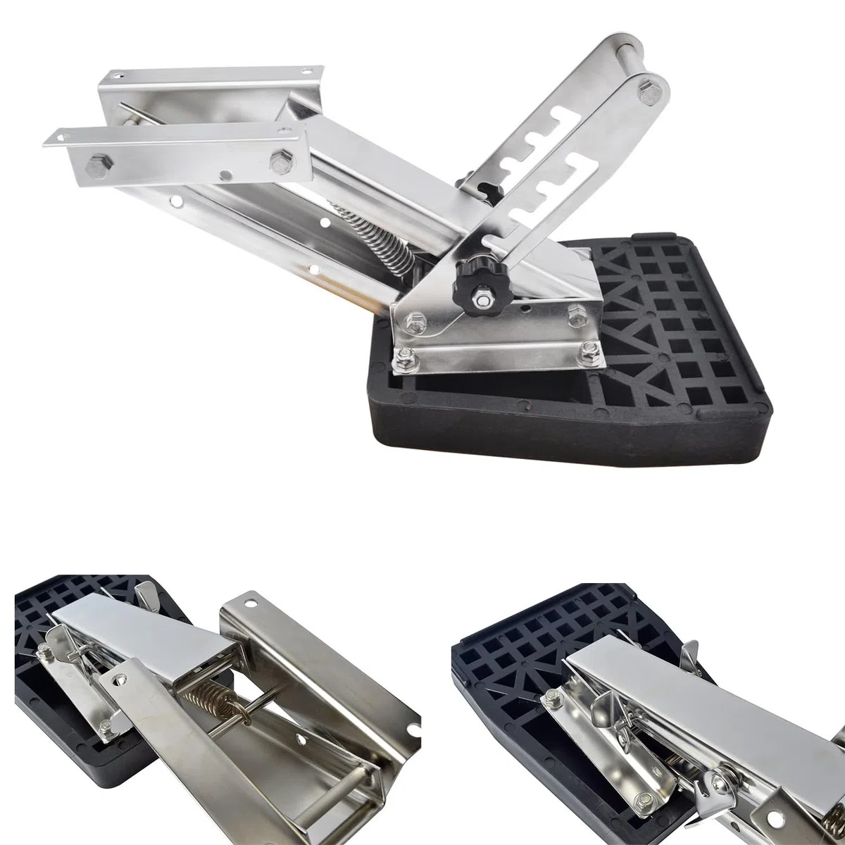 Soporte de Motor Fueraborda,Accesorio Ajustable para Embarcaciones,Acero inoxidable,Carga máxima 20hp,para Yates Lanchas Rápidas