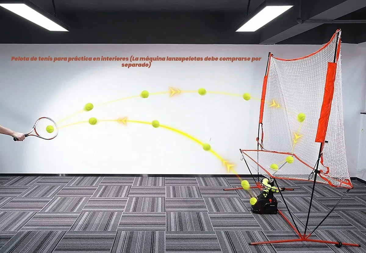 Una Red Adecuada para la máquina de Tenis,Lanzador de Tenis; Apto para béisbol&sóftbol&Cricket; portátil y fácil de Desmontar; Apto para Practicar en Interiores y Exteriores