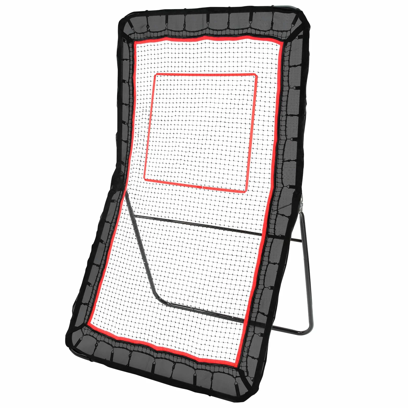 VEVOR Lacrosse Rebotador para patio trasero, red de rebote de voleibol, pantalla de entrenamiento de retorno de béisbol, softball, ángulo ajustable, pared de entrenamiento de práctica de tiro con