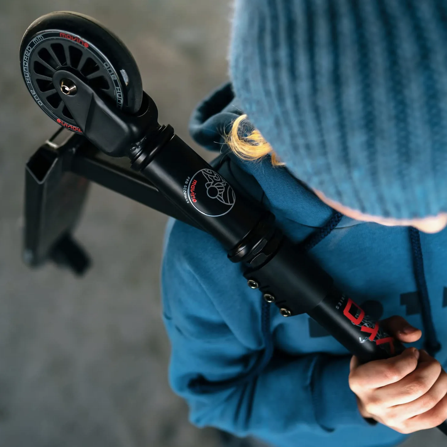 Movino Tyro Scooter | Scooter de Estilo Libre | ABEC 9 | Scooter para niños | Manillar de 100 mm | Base de Aluminio 6061 | Peso 2,89 kg