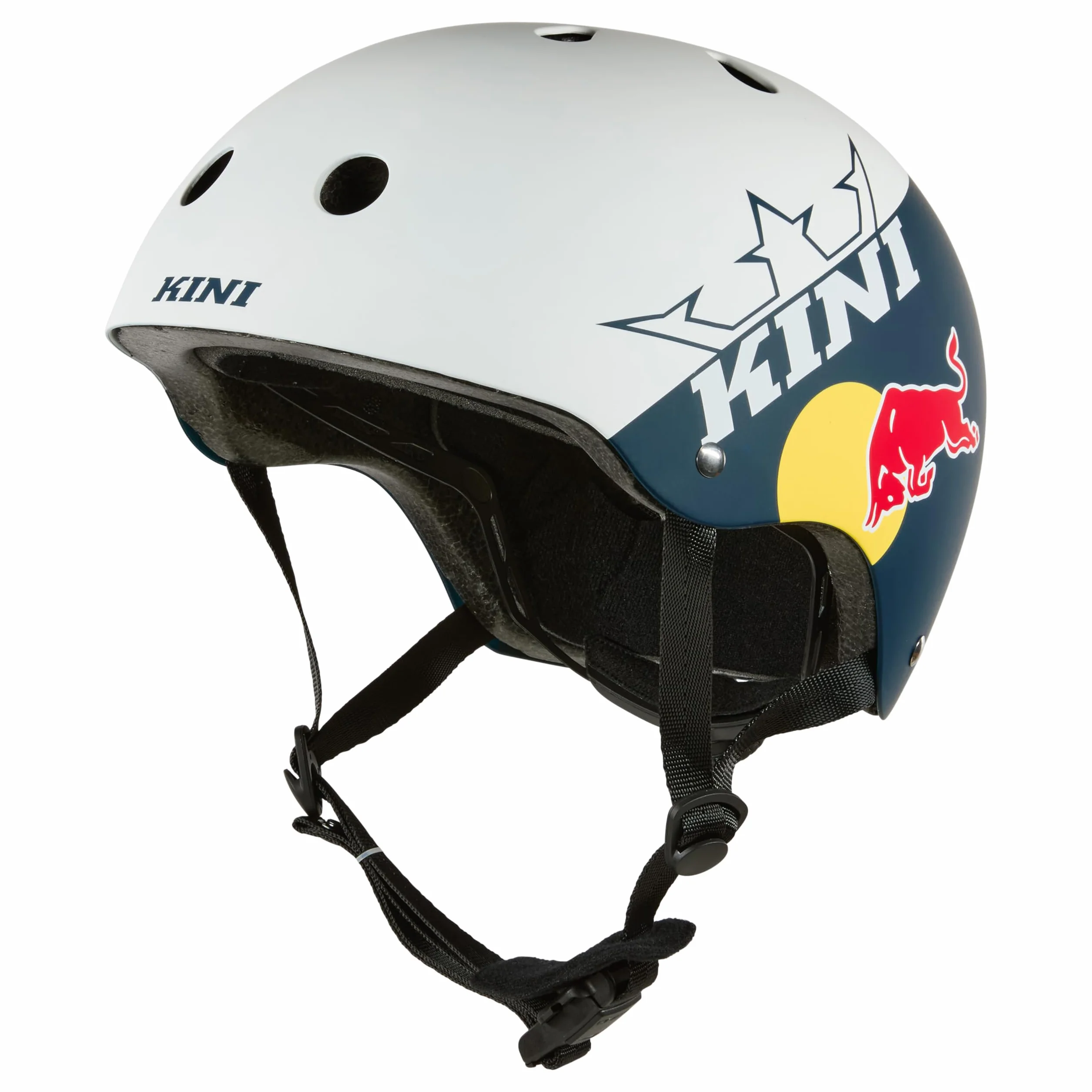 O'NEAL BB Kini Red Bull 1.0 - Casco de bicicleta de montaña (talla L, 58-64 cm), color azul y blanco