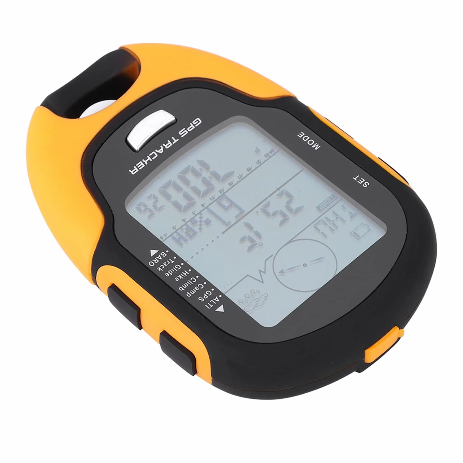 GPS Handheld Navigation Receiver USB Rechargeable Digital Altimeter Barometer