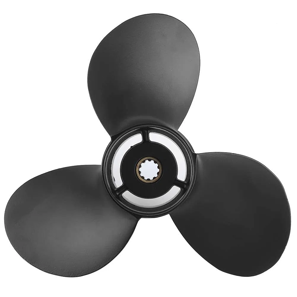 Hélice para hélice Exterior de aleación de Aluminio 10 Dientes estriados 3 Palas 58100-93743-019 9 1/4 x 11