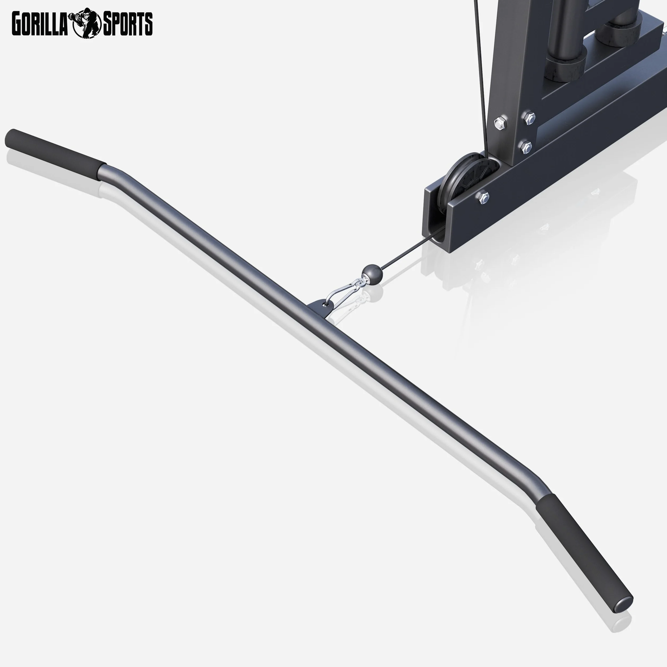 GORILLA SPORTS ® Torre de Tiro para Pared en Negro