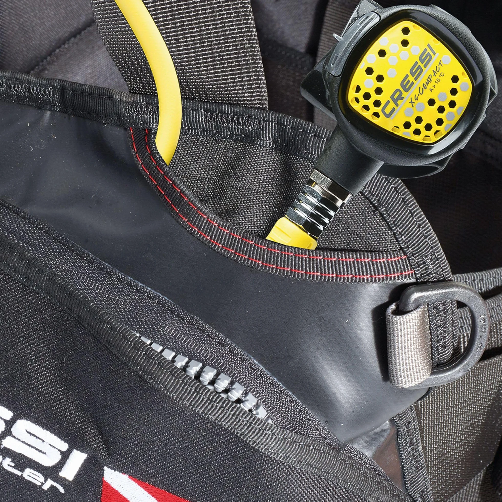 CRESSI Solid Bcd Dive Center Edition - Chaleco Unisex de Buceo con Flotabilidad Variable (BCD) Estructura Clásica, Negro