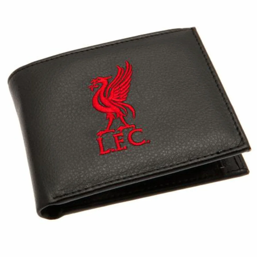 Cartera oficial del Liverpool FC, Black, 11cm x 9cm, Plegable
