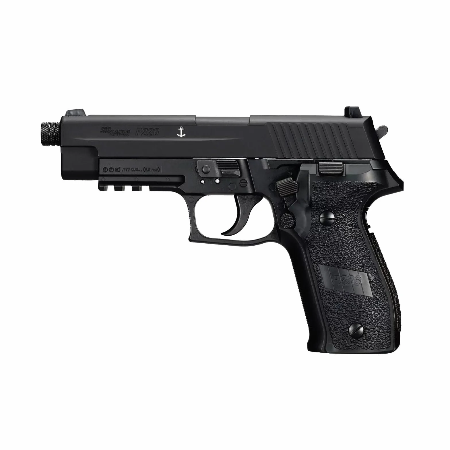 Pistolas - CO2. Calibre 4'5 mm ('177") - Sig Sauer P226 Black CO2 - Balín Plomo/BBS Acero 4'5 mm