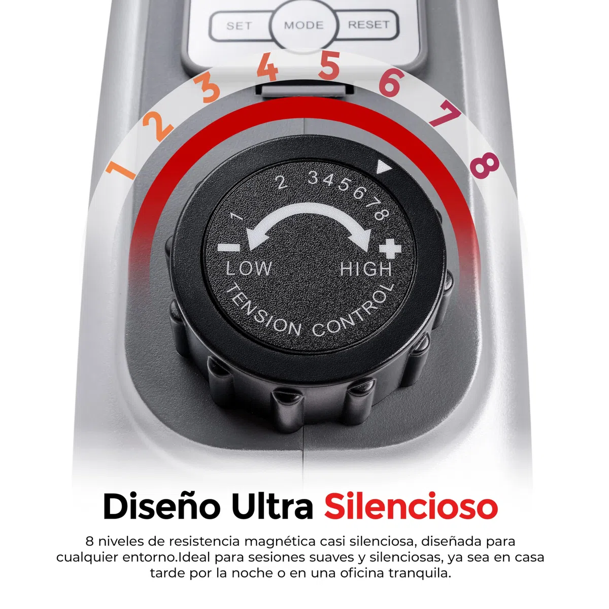 Sunny Health & Fitness Mini Bicicleta de Ejercicio, Pedaleador Sentado para Adultos Mayores, Bicicleta de Pedales para Brazos y Piernas Bajo Escritorio, Conexión Opcional a la SunnyFit App Gratuita