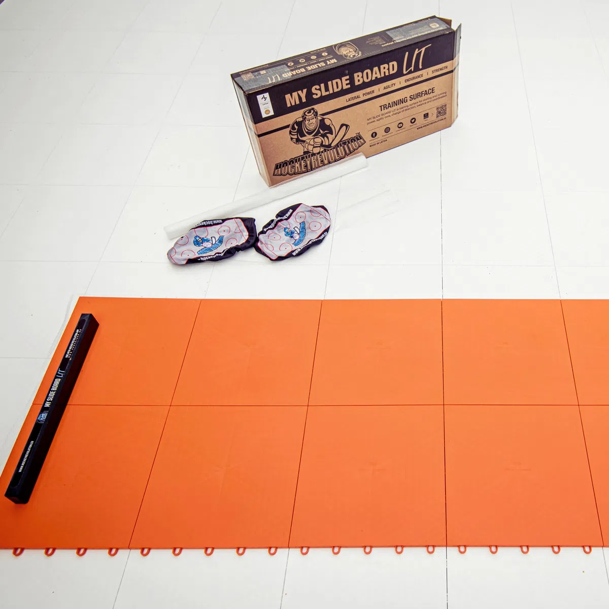 My Slide Board - Tabla deslizante para ejercicios cardiovasculares y equilibrio para tonificar piernas, glúteos y músculos centrales, fácil de usar, equipo de gimnasio en casa, superficie súper lisa
