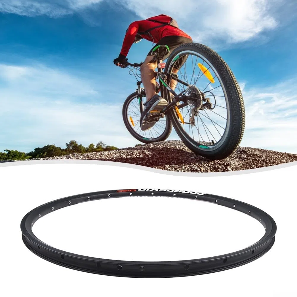 Llanta de bicicleta de montaña de 26 pulgadas, doble disco, 36 agujeros y larga duración (36 agujeros)