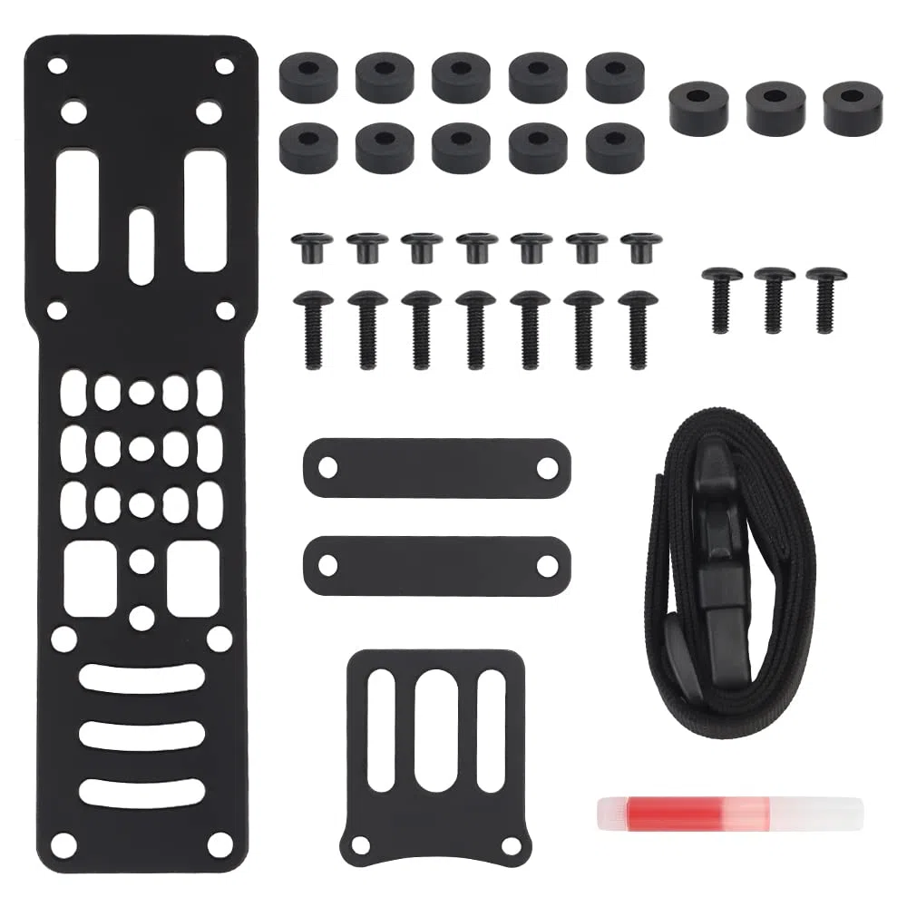 Adaptador de Funda de Pistola Modular de Metal, Plataforma QLS Compatible, Adaptador de código G de Placa de extensión Colgante de Pierna caída de Funda táctica