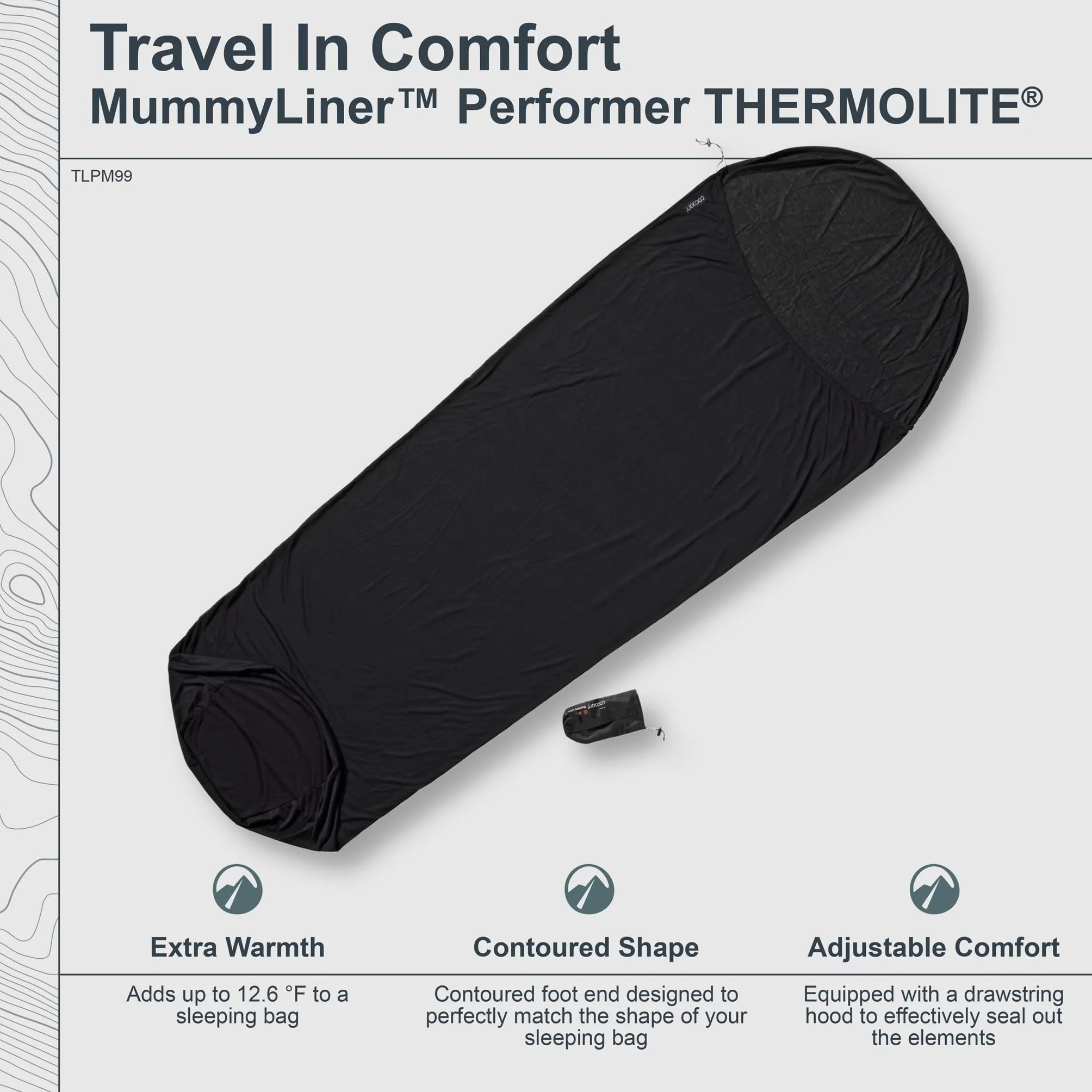 Cocoon MummyLiner Thermolite Saco sábana