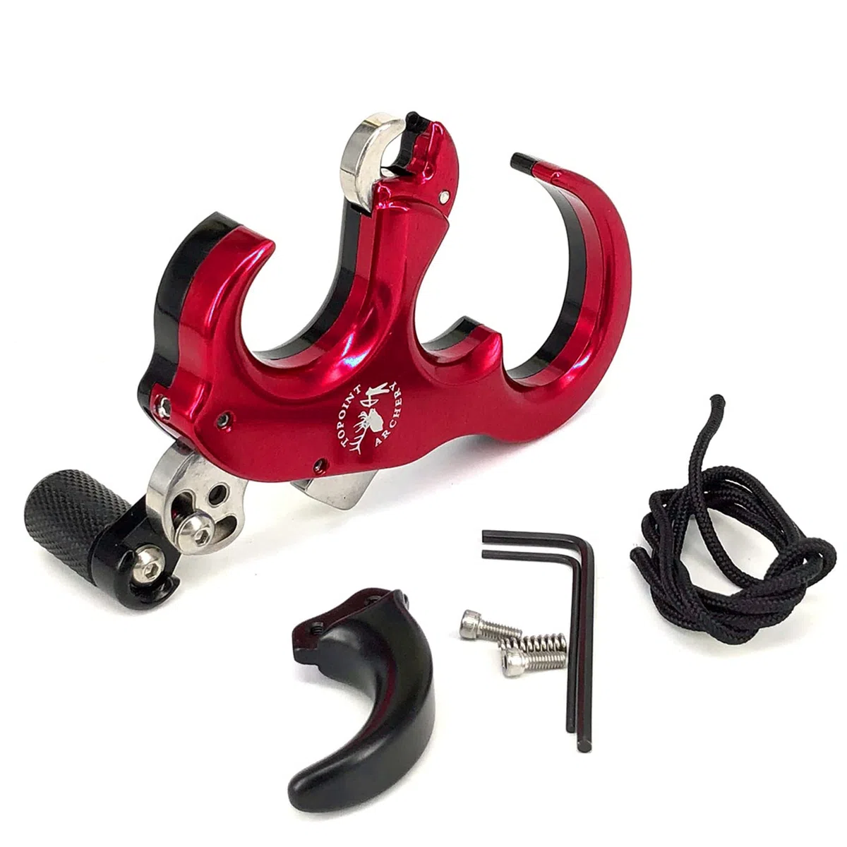 Ayuda de liberación de Arco Compuesto Liberación del Pulgar 3/4 Dedos Ajustable Disparador Automático de Lliberación del Pulgar de Tiro con Arco para Entrenamiento de Caza