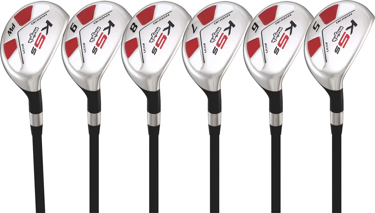 Juego híbrido de palos de golf para mujeres mayores de 55 años para diestros Majek Lady, juego completo de rescate híbrido que incluye: #5, 6, 7, 8, 9, PW