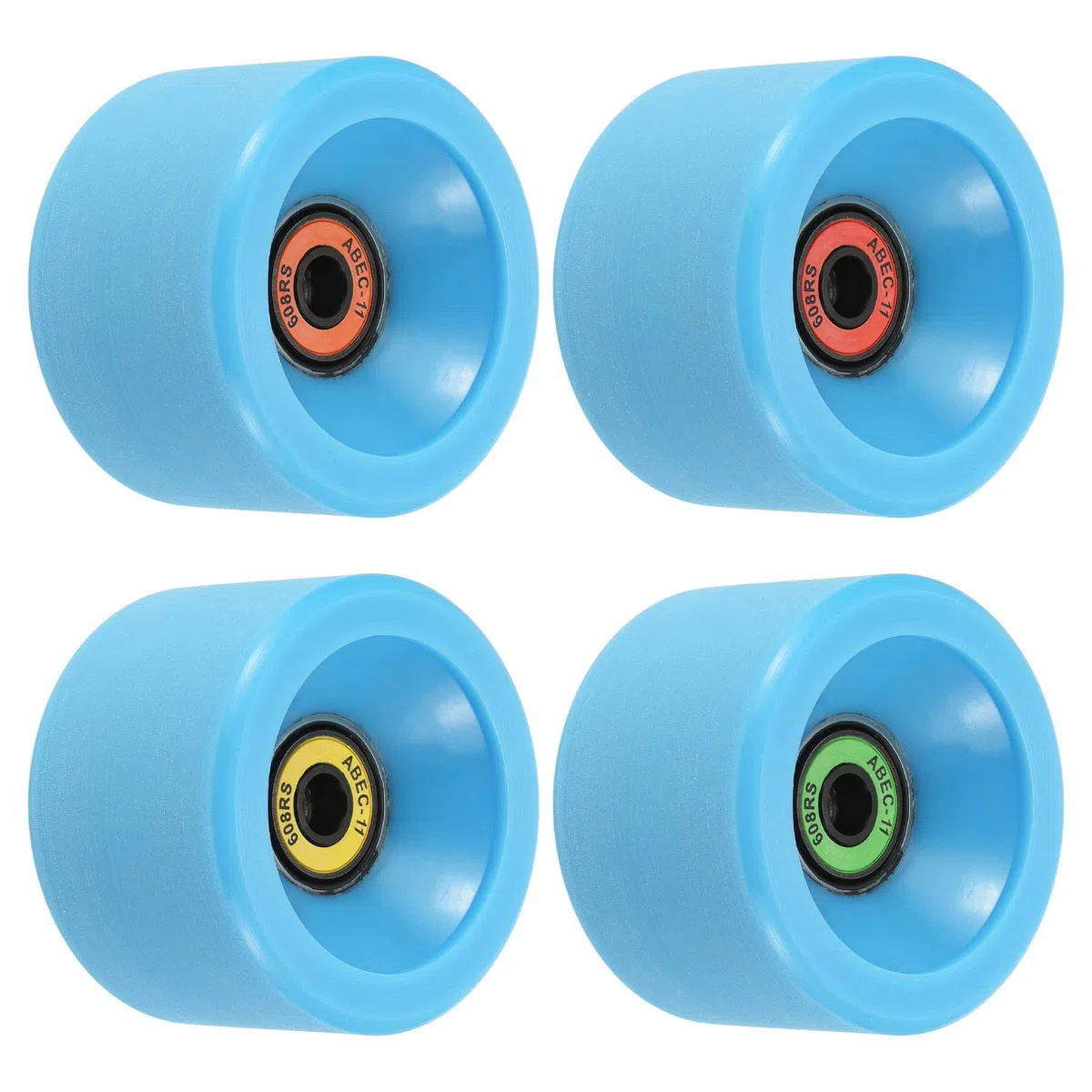PATIKIL Juego de ruedas y rodamientos para monopatín Street Wheel Cruiser