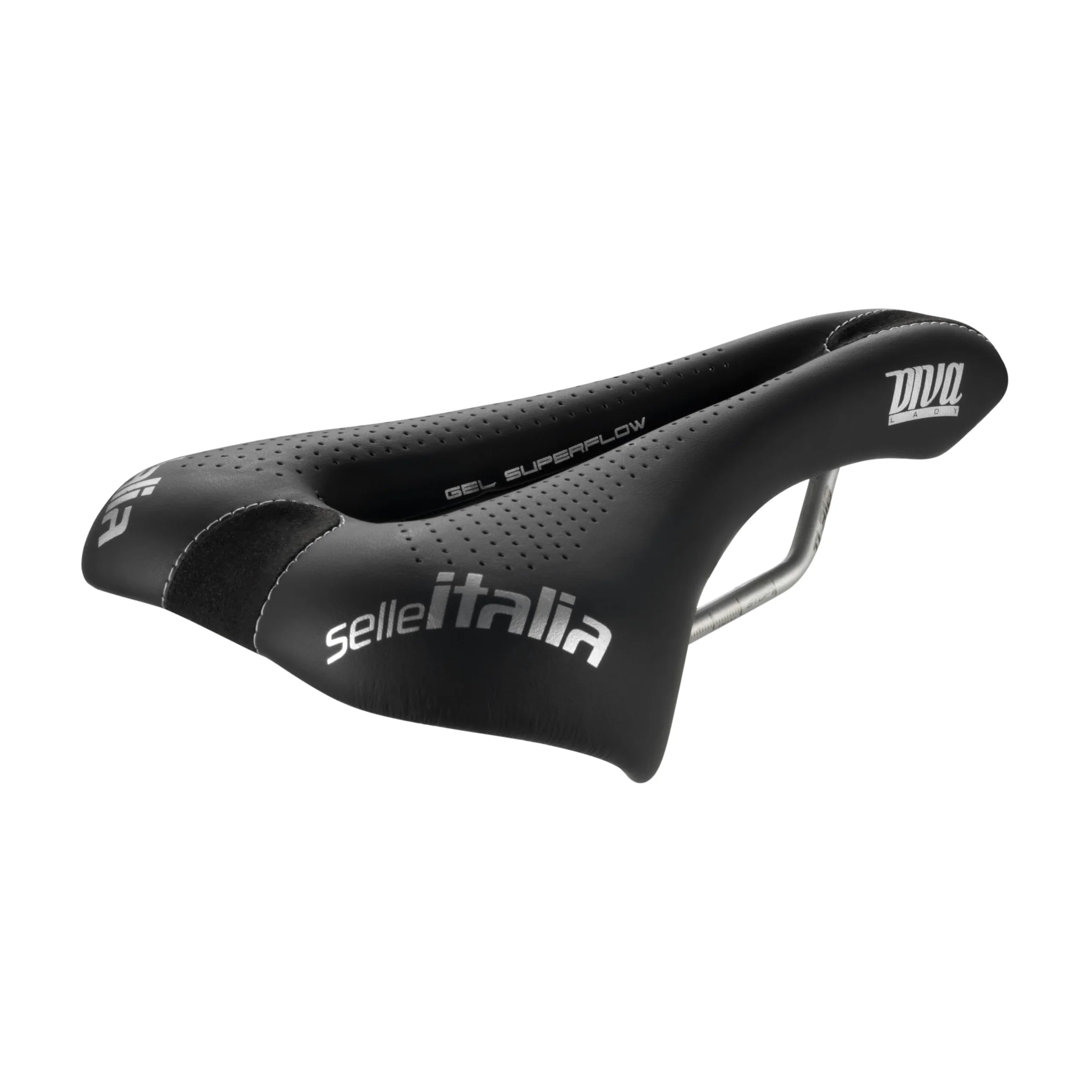 Selle Italia Women's Diva Gel Ti316 Superflow Saddle