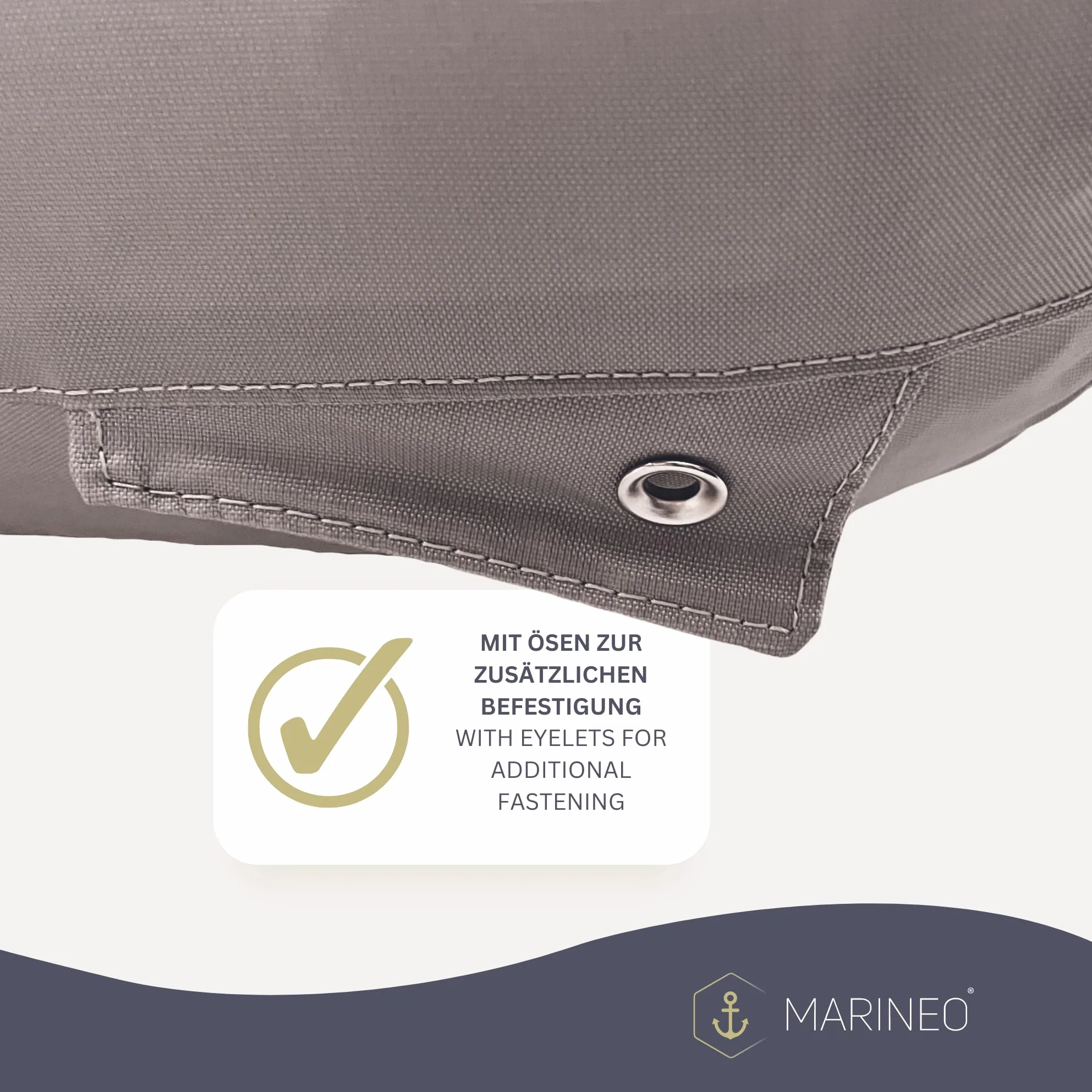 Marineo Asiento inflable para bote inflable, color gris (Deluxe – 94 cm de ancho)
