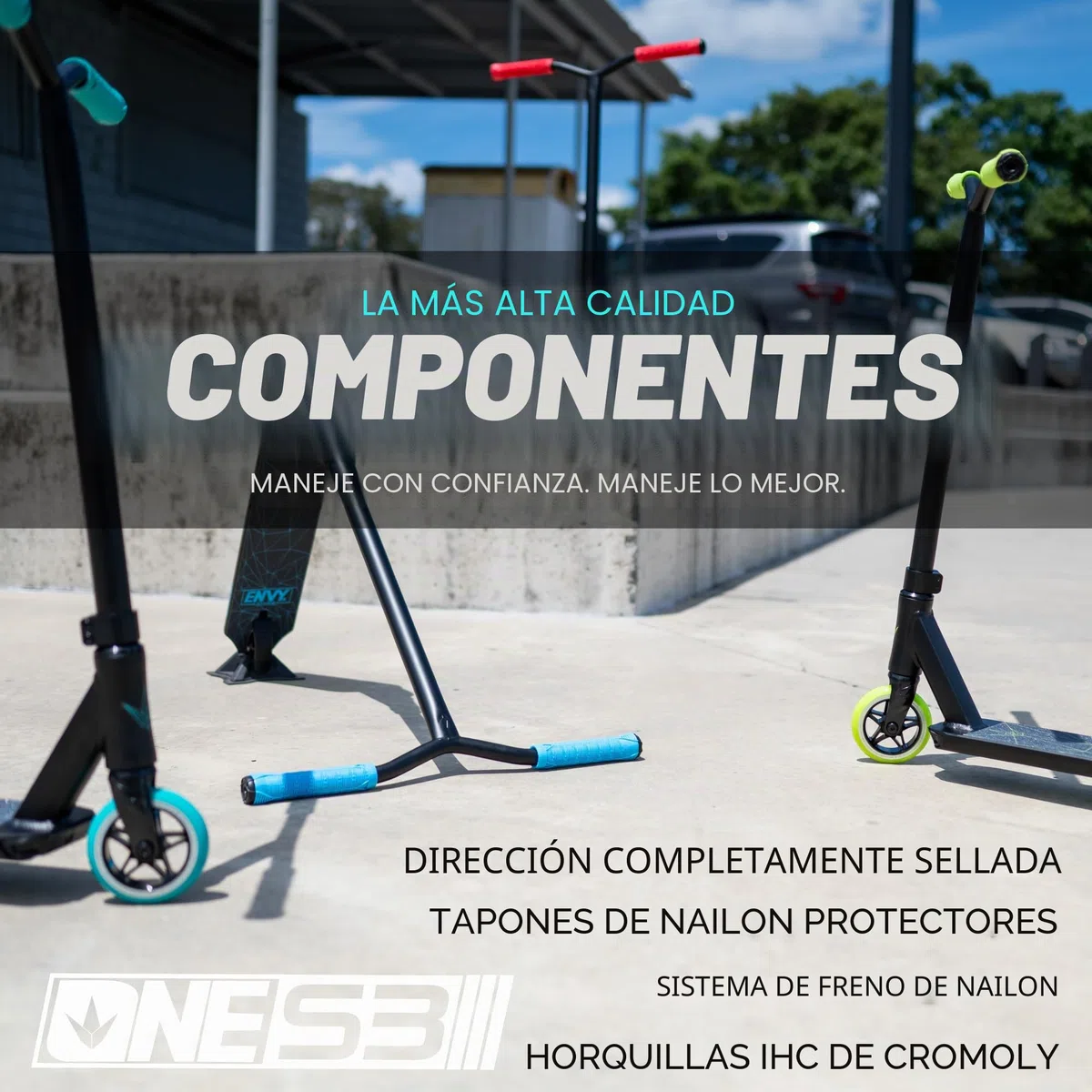 Blunt Scooters One S3 Complete Scooter (azul)