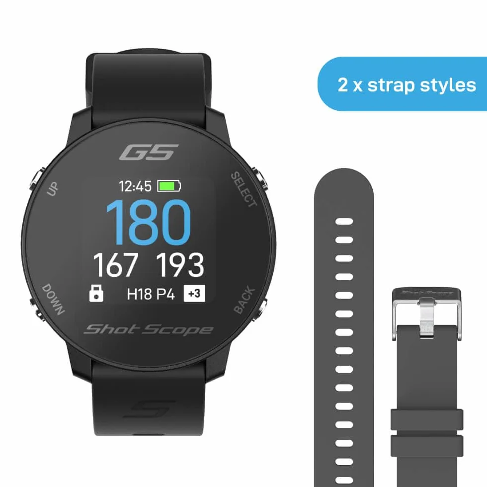 Shot Scope G5 Golf GPS Reloj (Negro)