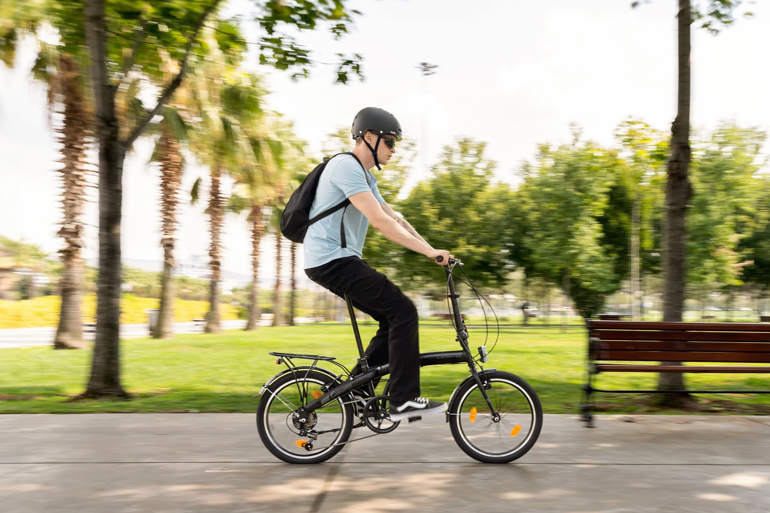 Licorne Bike Conseres - Bicicleta plegable de 20 pulgadas para hombre y mujer, 6 marchas