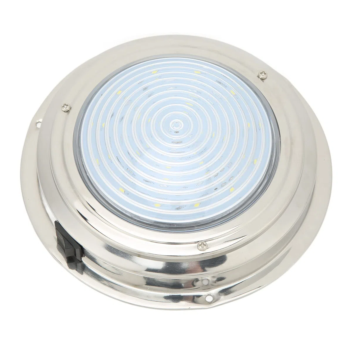 DAUZ Luces de Cortesía Marinas LED, Luz Brillante 3.2W 12VDC Luces de Cabina de Barco de Alta Resistencia 6.5in a Prueba de óxido para Caravana (Luz Blanca y Luz Roja)