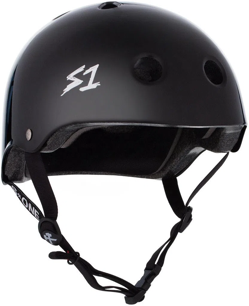 S-ONE Protection | Casco Helmet Lifer Black Gloss | Talla L | Color Negro