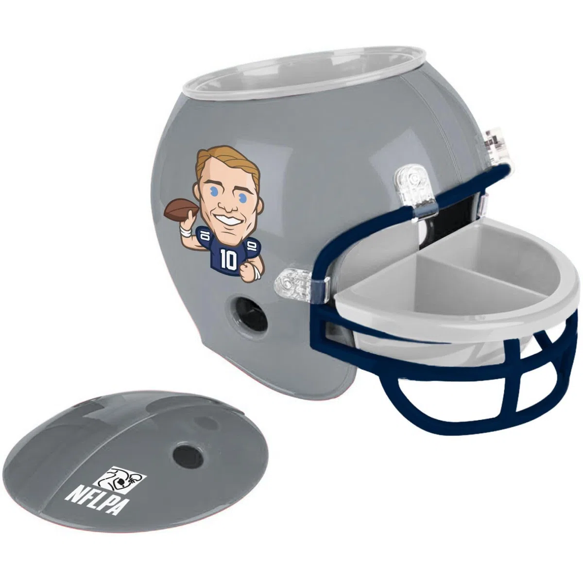 New England Patriots NFLPA American Football Snack - Casco para aperitivos