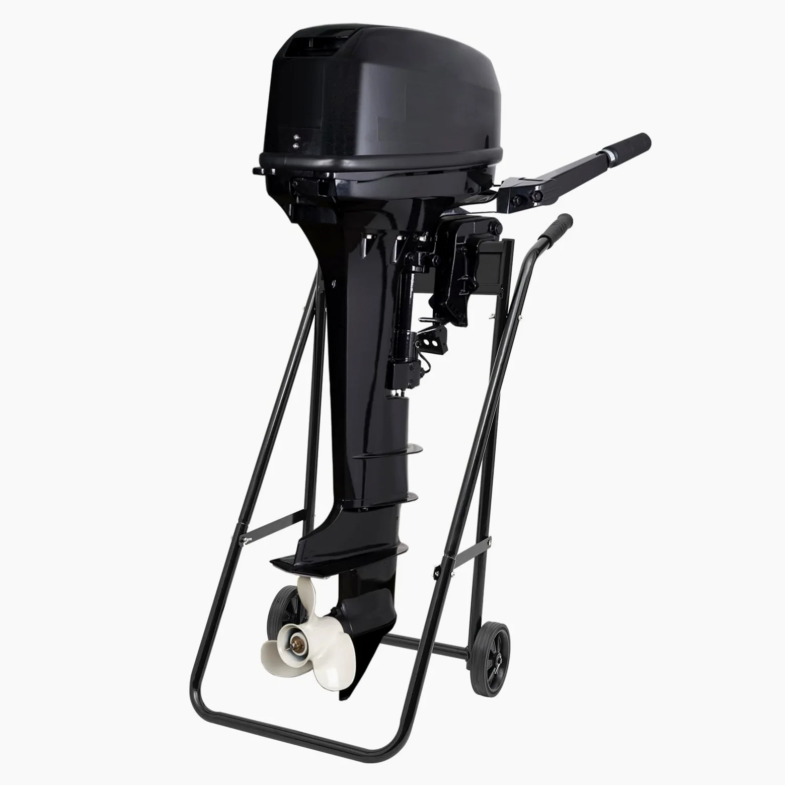 Soporte de motor fueraborda, carro de transporte plegable, hasta 70 kg
