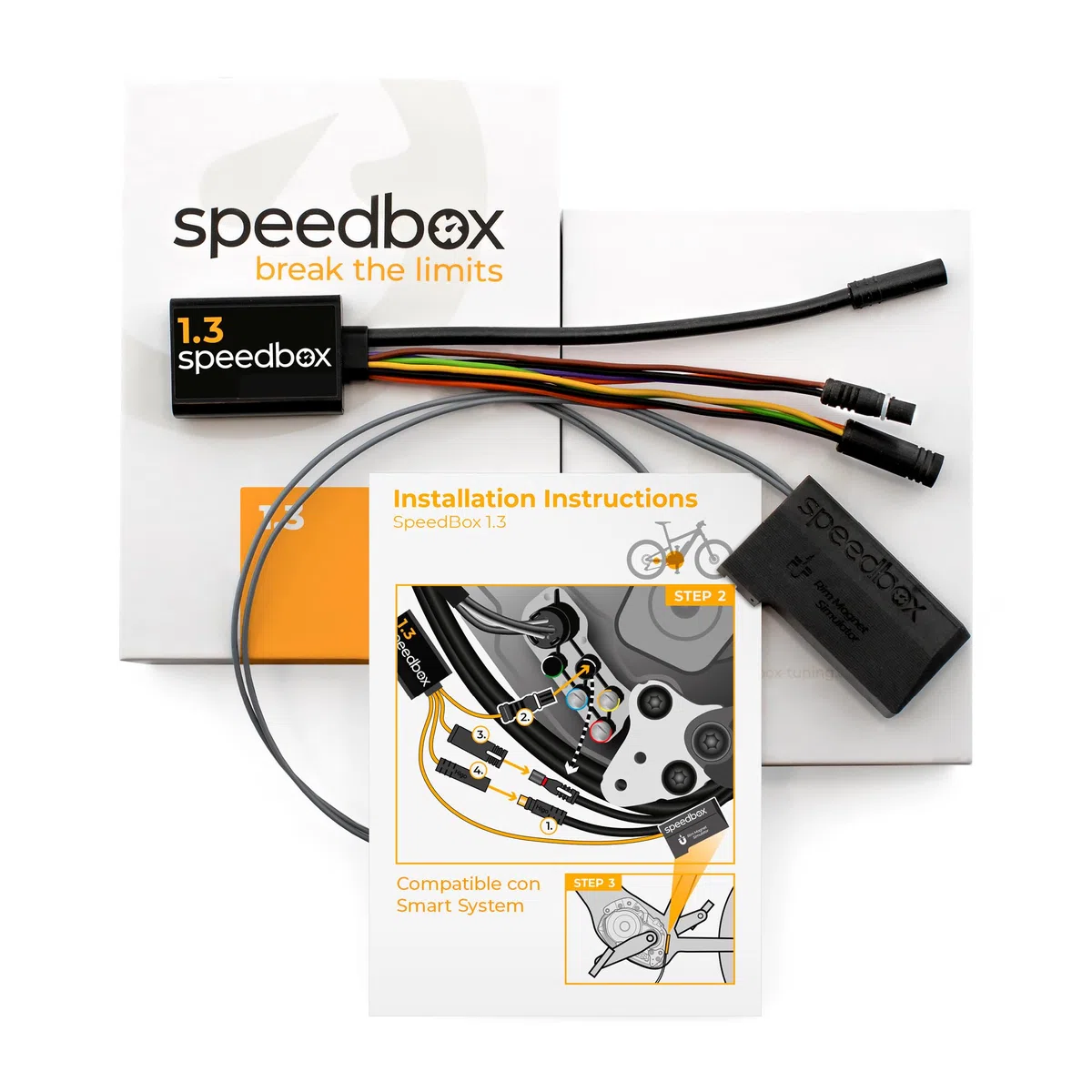 SpeedBox 1.3 Compatible con Motores Bosch Performance Line CX (4ª generación) con imán de llanta/Tuning para Bicicleta eléctrica/Smart System