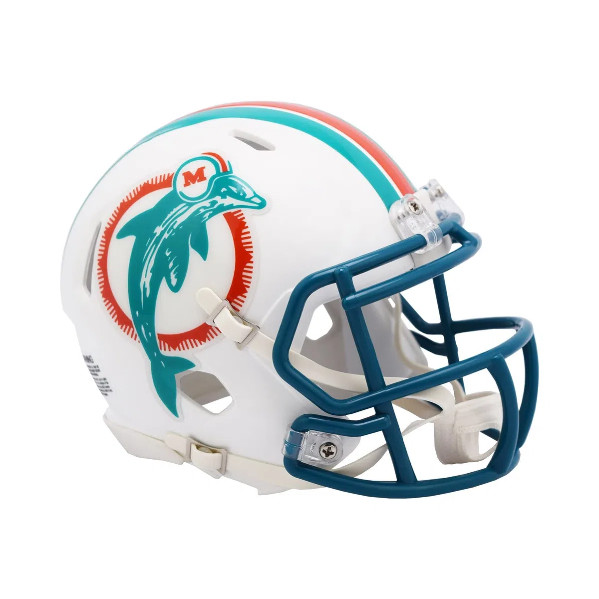 Riddell Mini casco de fútbol Speed Miami Dolphins 1980-96