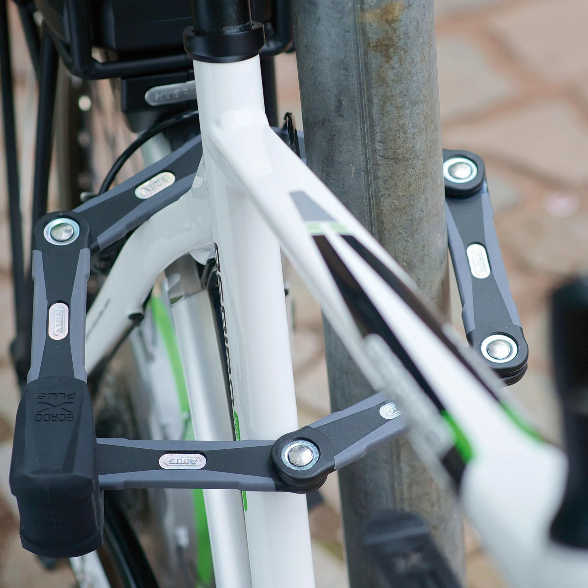 ABUS Bordo Granit XPlus 6500/85 ST candado plegable con bolsa para candado - Candado de bicicleta de acero endurecido - Nivel de seguridad ABUS 15