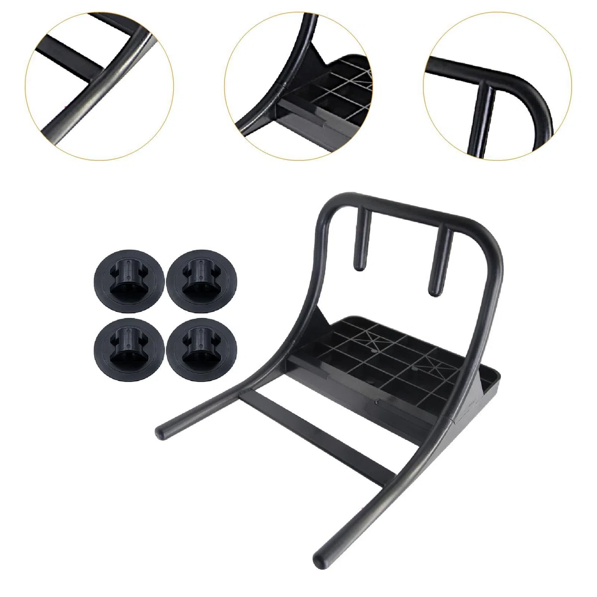 harayaa Kit de Montaje para Motor de Barco Soporte para Motor Fueraborda Accesorio para Bote Inflable Marino de Alta Resistencia