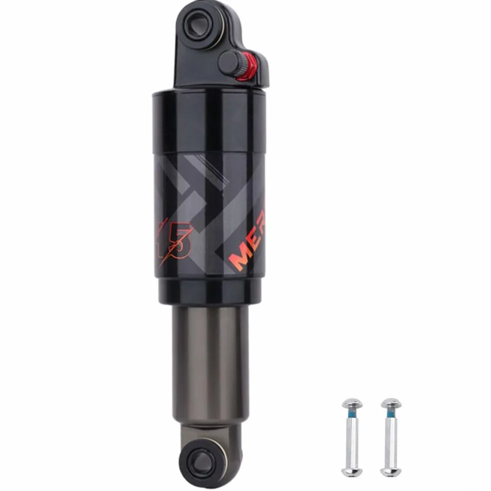 Amortiguador trasero de aire para bicicleta, accesorios de ciclismo de aleación scooter plegable amortiguador de bloqueo de 125/150/165/190/200 mm para - 165 mm