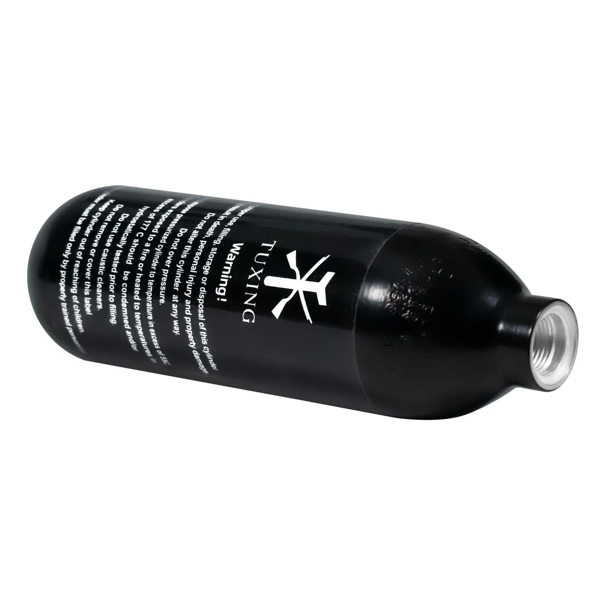 TUXING Tanque de paintball PCP de 3000 psi, 0,3 L, 3000 psi, cilindro de aluminio aprobado por la CE, capacidad de 18 Ci para pistolas de aire Paintball o PCP (botella vacía) M18 x 1,5