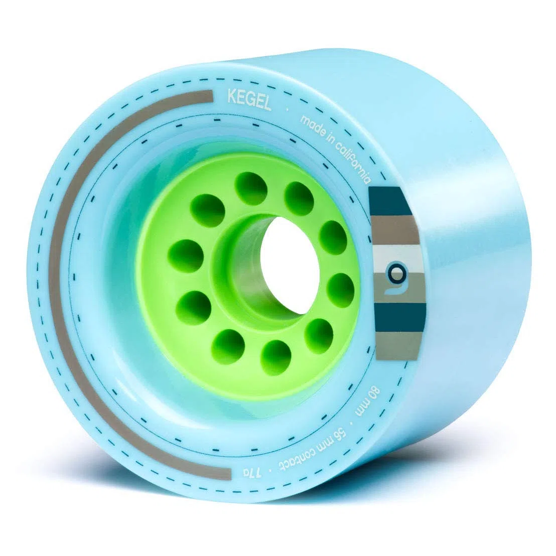 Orangatang Kegel Downhill - Juego de 4 ruedas para monopatín (80 mm)