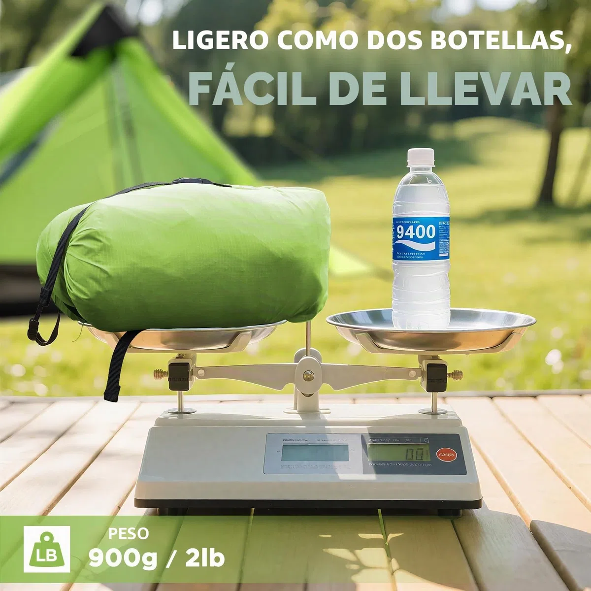 Nueva LanShan Tienda de campaña Ultraligera para Uso en Exteriores, Tienda de Trekking Ultraligero 1 Persona / 2 Personas Carpa Refugio Acampar, mochilear y Caminar