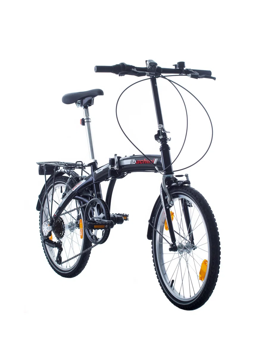 Multibrand PROBIKE - Bicicleta plegable plegable de 20 pulgadas, 6 velocidades, para hombre y niño, guardabarros, adecuado a partir de 155 cm - 185 cm