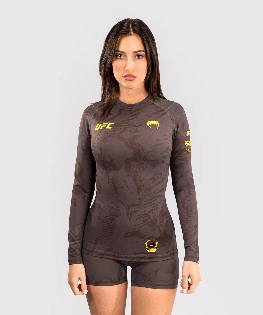 VENUM Fight Week Women's Performance Long Sleeve Rashguard Camisa de Guardia erup Mujer