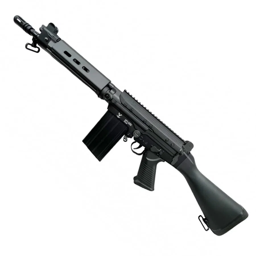 Carabina Huntsman Arms Fal (4,5mm) | Pack Que Incluye: Rifle Tipo metralleta semiautomática de Aire comprimido + CO2 + balines (Bolas de Acero BB's)