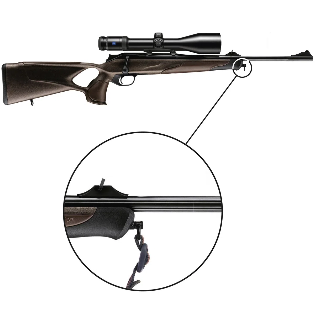 HALDER Umrüstset Blaser Push & Go-Kit de conversión para Sistema de Aire comprimido (R8/R93, Estribo + Hembra, 6 x 1/23 mm, M5-Slim), Unisex Adulto, Negro, 6x1/23mm/SLIM
