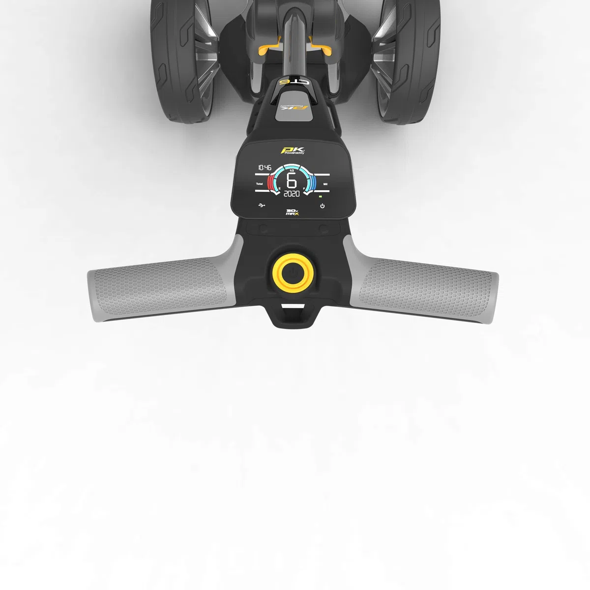 PowaKaddy Compact CT6 Gris Metalizado Batería 18 Hoyos