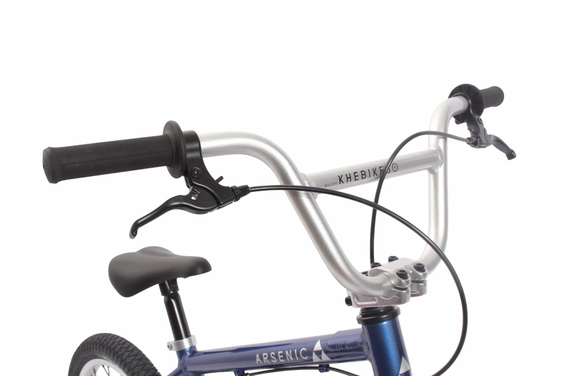 KHE Arsenic LL Bicicleta BMX 2025 de 16 pulgadas, peso ligero, 7,9 kg, marco de aluminio, manillar de aluminio, freno U y sidepull, neumáticos de dos tonos, para niños a partir de 110 cm – Freestyle