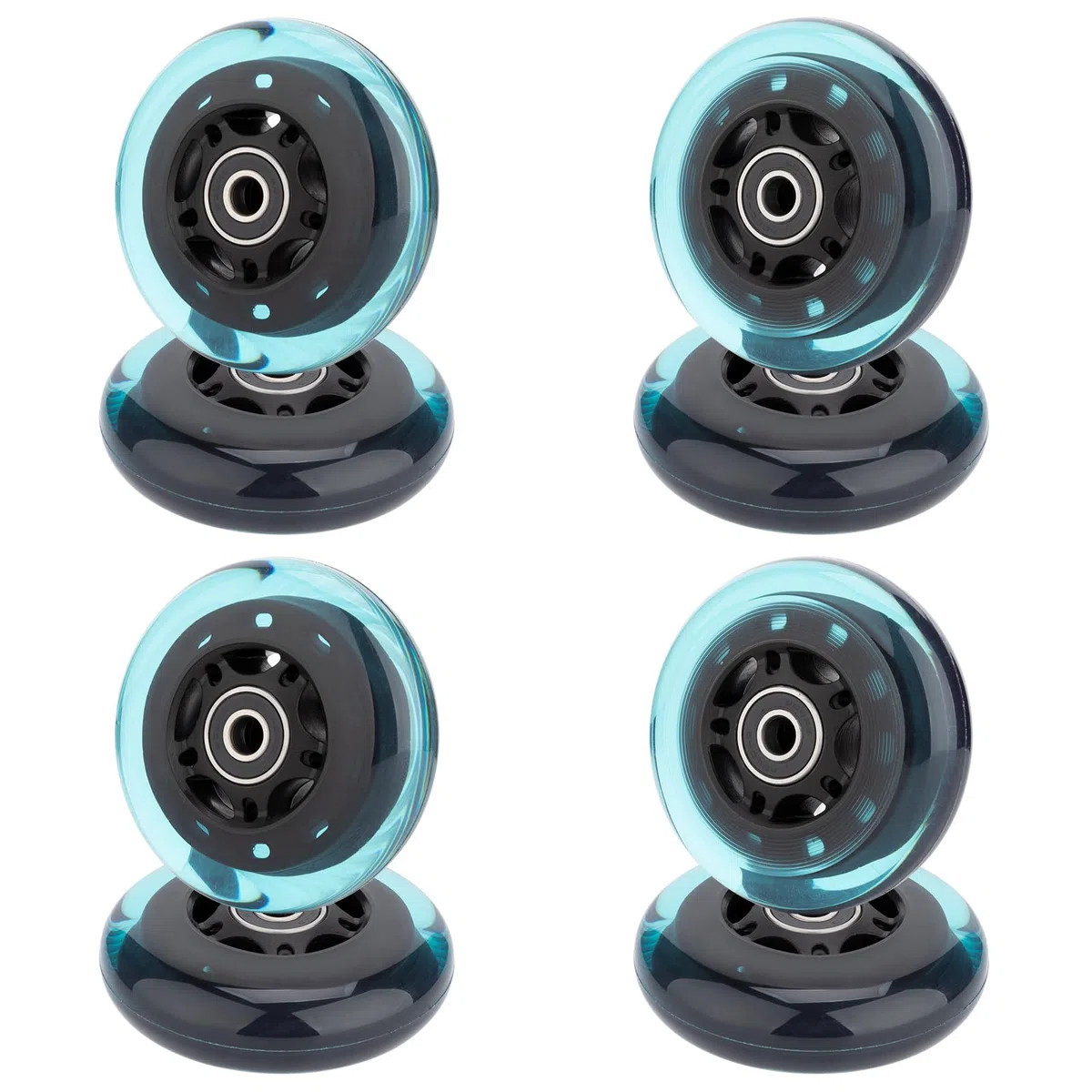 Ruedas de repuesto para patines en línea para exteriores e interiores, ruedas de hockey en línea 85a con rodamientos ABEC-9 y espaciadores flotantes, 64 mm, 70 mm, 72 mm, 76 mm, 80 mm, 84 mm,