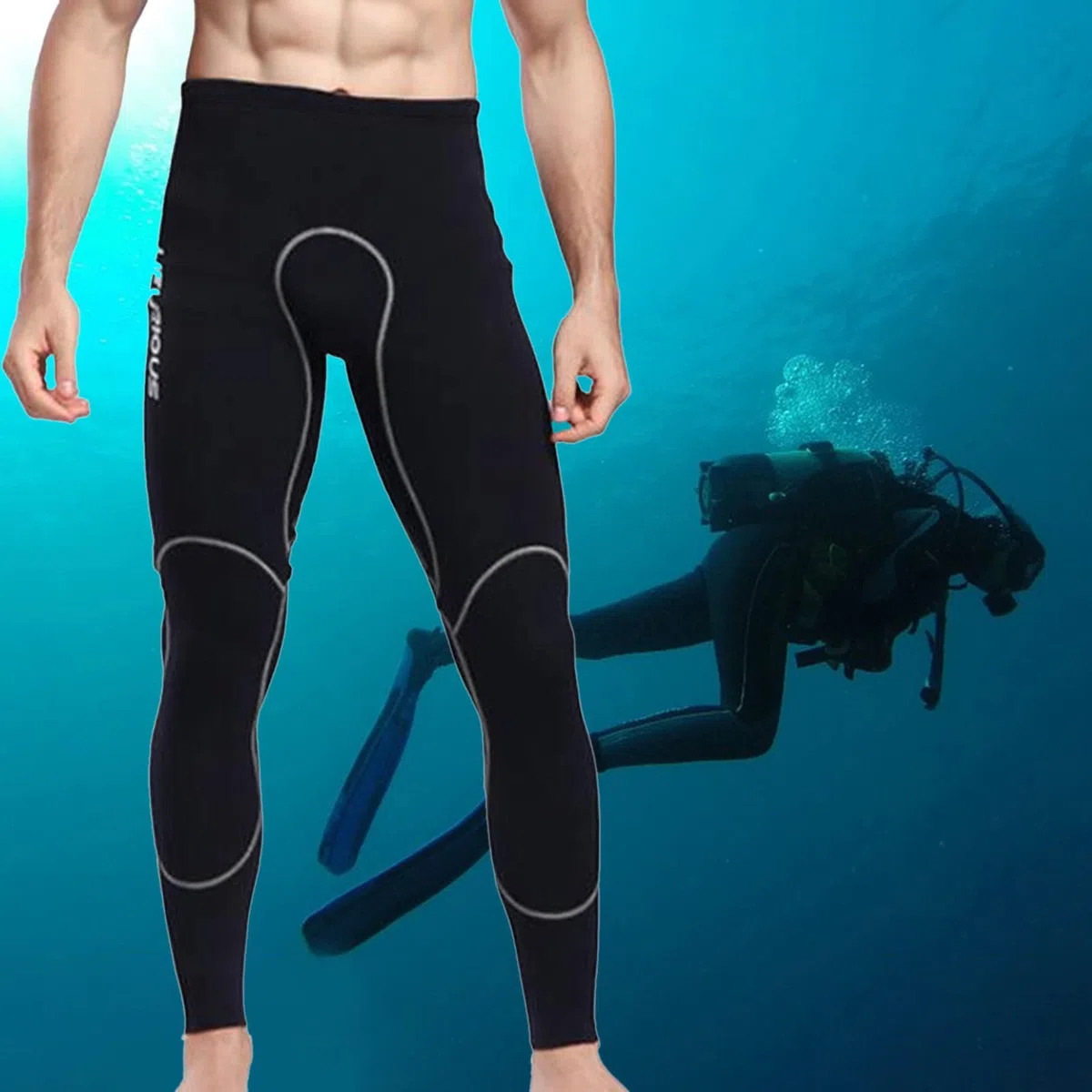 Perfeclan Pantalones de Neopreno de 2mm para Hombre, Pantalones de Buceo y Surf